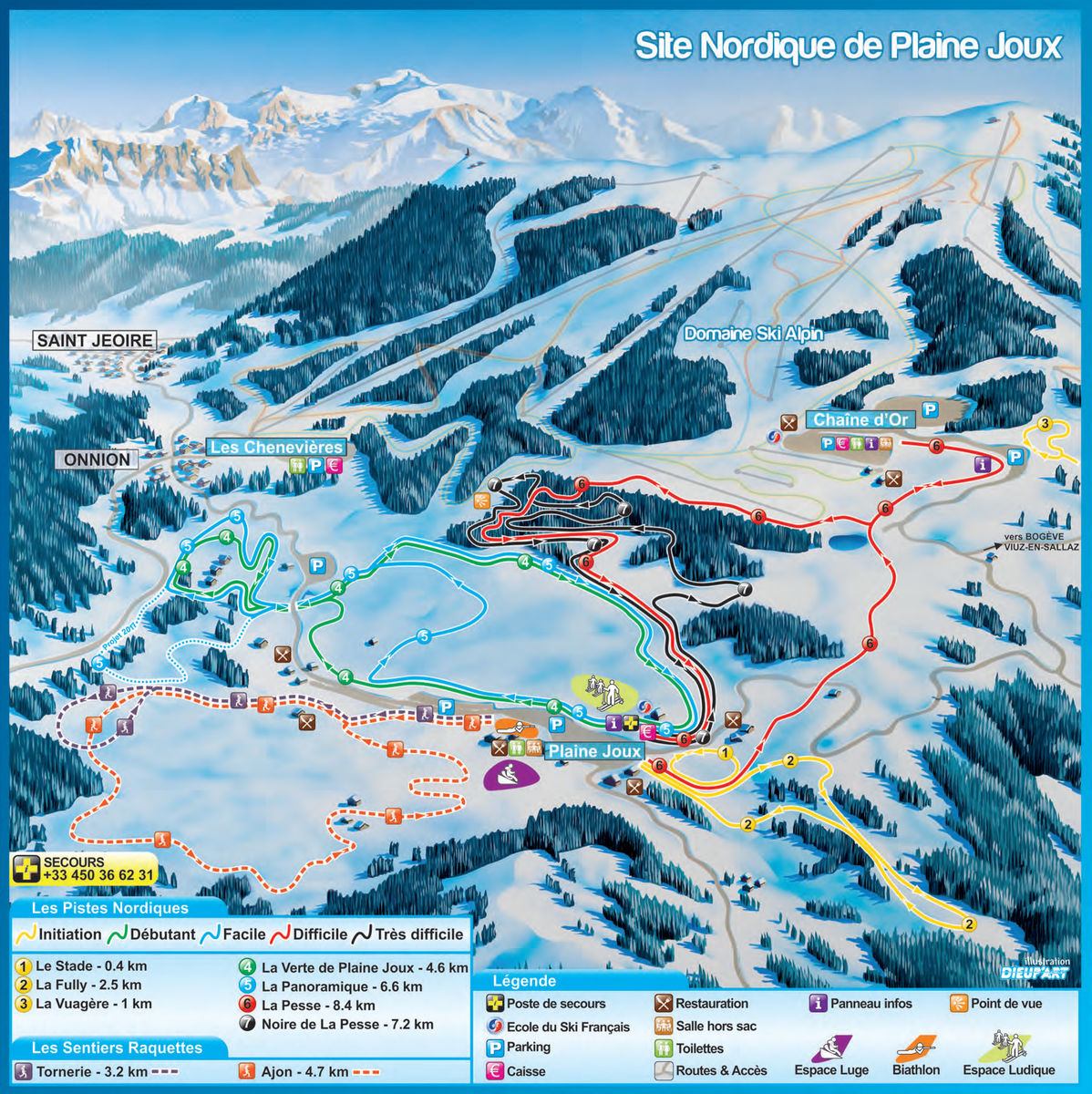 plaine joux ski de fond