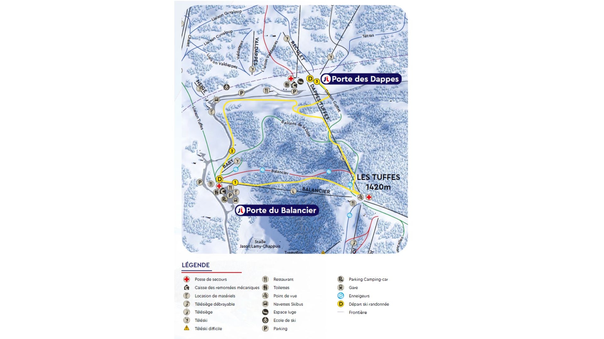 itinéraire ski de randonnée