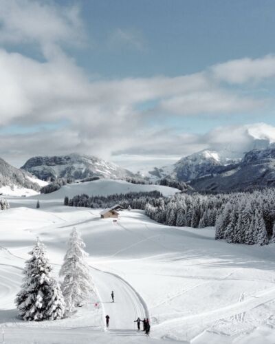 les glieres ski de fond